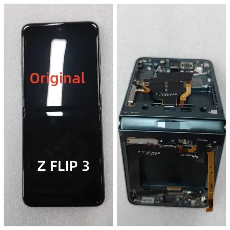 120HZ AMOLED Screen for Samsung Z Flip3 SM-F7110 SM-F711B Display Assembly for Z Flip 3 5G Screen