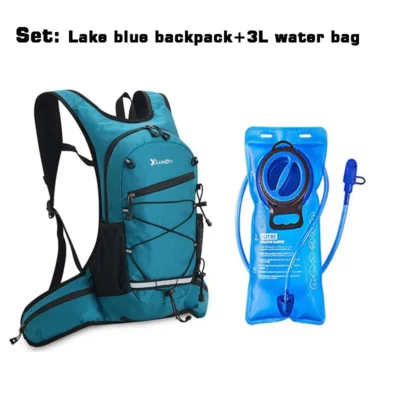 3L Cycling Water Bag Rucksack Set Outdoor Hydration Backpack Mountaineering Hiking Climbing Running Sports Bladder Knapsack