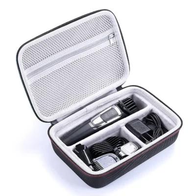 Barber, hair clipper, storage bag, electric shaver, storage box, EVA portable accessory protective case organizer