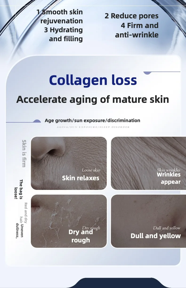 Collagen Peptide Anti-Wrinkle Skincare Set - Firming, Lifting  Hydrating Face Kit for All Skin Types Beauty care product