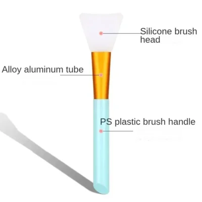 Candy Color Silicone Brush Gel Flexible Facial Mud Soft Tip Applicator Making Tools Face Mask Glue Brush Care Tools Supplies New