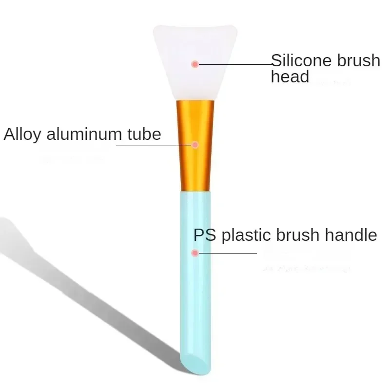 Candy Color Silicone Brush Gel Flexible Facial Mud Soft Tip Applicator Making Tools Face Mask Glue Brush Care Tools Supplies New