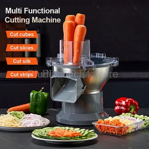 M1 Commercial Electric Vegetable Dicer Multifunctional Food Processor Compact Chives Scallion Slicer for Kitchen Restaurant Home