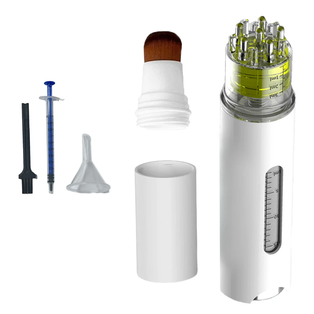 EMS Scalp Applicator Liquid Comb Hair Growth Oil Serum Comb High Frequency Vibration Scalp Massager Brush with Sterilization
