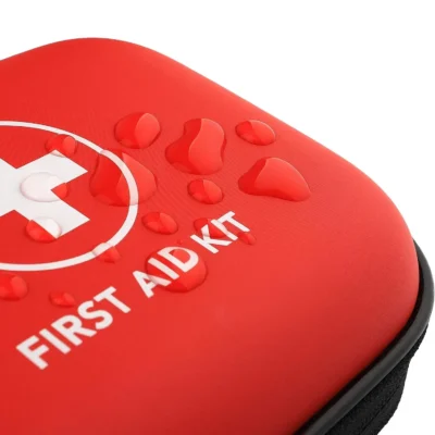 Empty Outdoor First Aid Kit Bag–Waterproof PU+EVA Case, Compartmentalized for Camping,Survival Gear, Emergency Medical Supplies