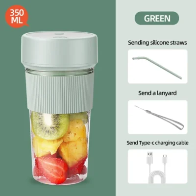 2025 800ML High-capacity Electric Blenders 6/12 Blades 1200mah Juice Maker Blender Cup Smoothies/Ice Fruits/Nuts