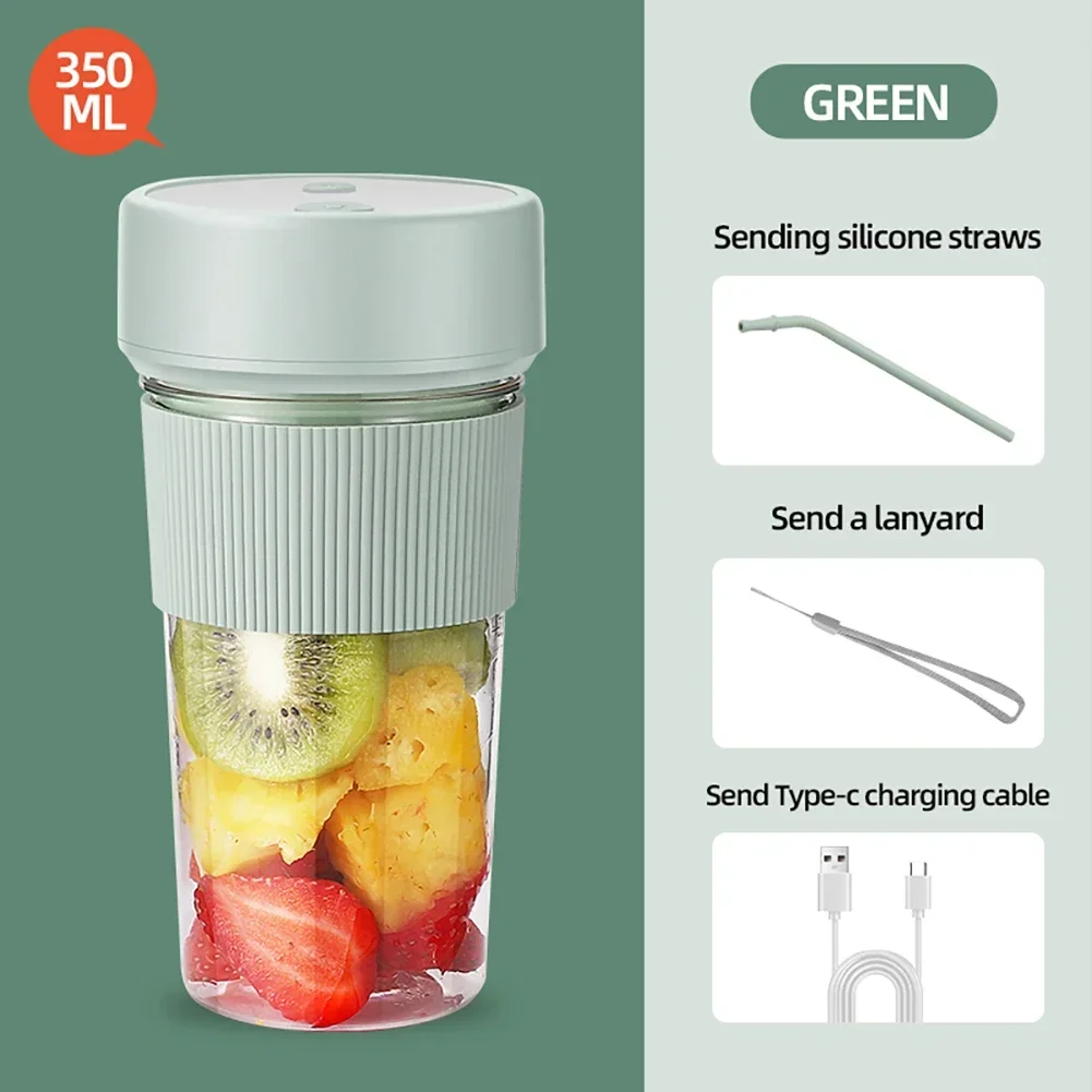 2025 800ML High-capacity Electric Blenders 6/12 Blades 1200mah Juice Maker Blender Cup Smoothies/Ice Fruits/Nuts