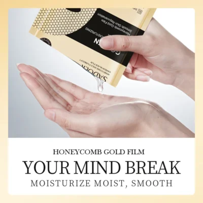 5/10pcs SADOER 24K Golden Face Mask Moisturizing Face skincare Firming Nourishing Smooth Skin Rejuvenation Facial Masks
