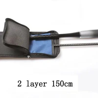 80/90/100/110/120/130/150/170cm 2 Layer Fishing Rod Case Carrier Soft Folding Storage Bag Spinning / Casting Rod Cover A625