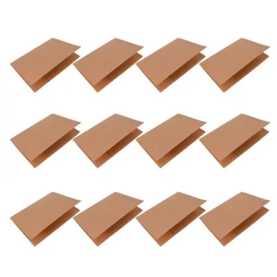 10pcs A4 Kraft Paper File Folder Document Folder Office File Bag File Bag Organizer Storage Holder School Stationery Supplies