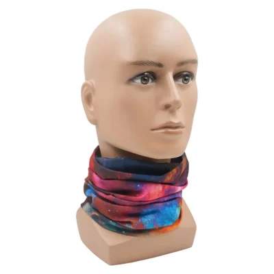 Seamless Bandana Sky Stars Printed Cycling Bandana Rave Face Mask Women Men for Dust Wind Sun Protection Face Scarf Mask Cover