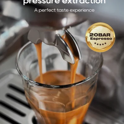 HiBREW H10A Black Espresso Machine Temperature Volume Pre Brewing Adjustable 58mm Portafilter Cappuccino Coffee Maker