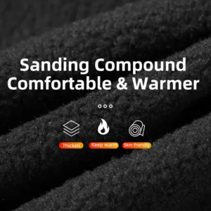 Alternative view of ROCKBROS Full Face Mask Warm Winter Scarf Balaclava Helmet Liner Fishing Skiing Hiking Bike Mask Windproof Breathable Headgear
