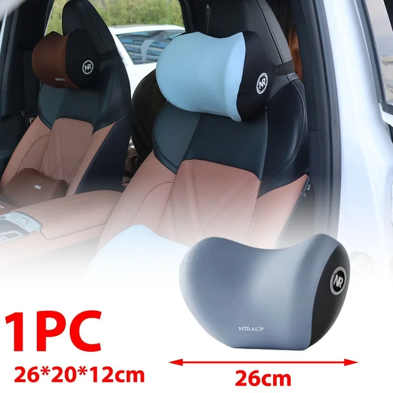Auto Memory Foam Seat Cushion Set Headrest & Lumbar Pillow Support for Driving Comfort Car Back Neck Cushion Accessories