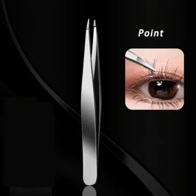 Eyebrow Tweezers Set 1/4 Pcs Stainless Steel Eyebrow Forceps Professional Beauty Tool Set For Facial Hair Inward Growing