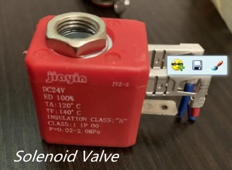 Merol Coffee Machine Parts Accessories Water Inlet Valve Spares Part Solenoid Valve Join Connector