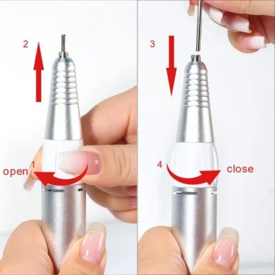 35000rpm 5Pins Electric Nail Drill Machine Handle Handpiece Pedicure Replacement Pen Manicure Beauty Tool ABE Accessory