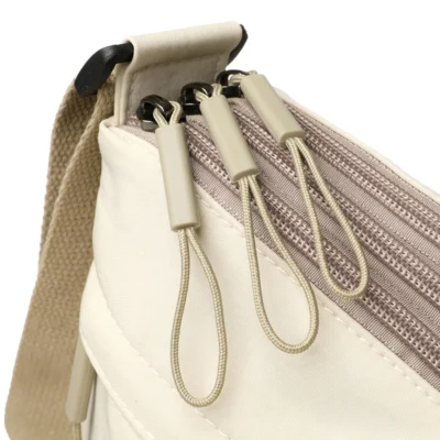 Women's Large Capacity Nylon Crossbody Bag -3 Main Pockets Spacious Shoulder Purse for Shopping & Daily Use