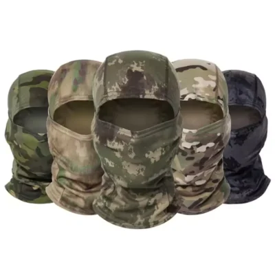 Camouflage Balaclava Hat Cycling Full Face Mask Outdoor Sports Hunting Hiking Ski Camo Mask Motorcycle Helmet Inner Cap
