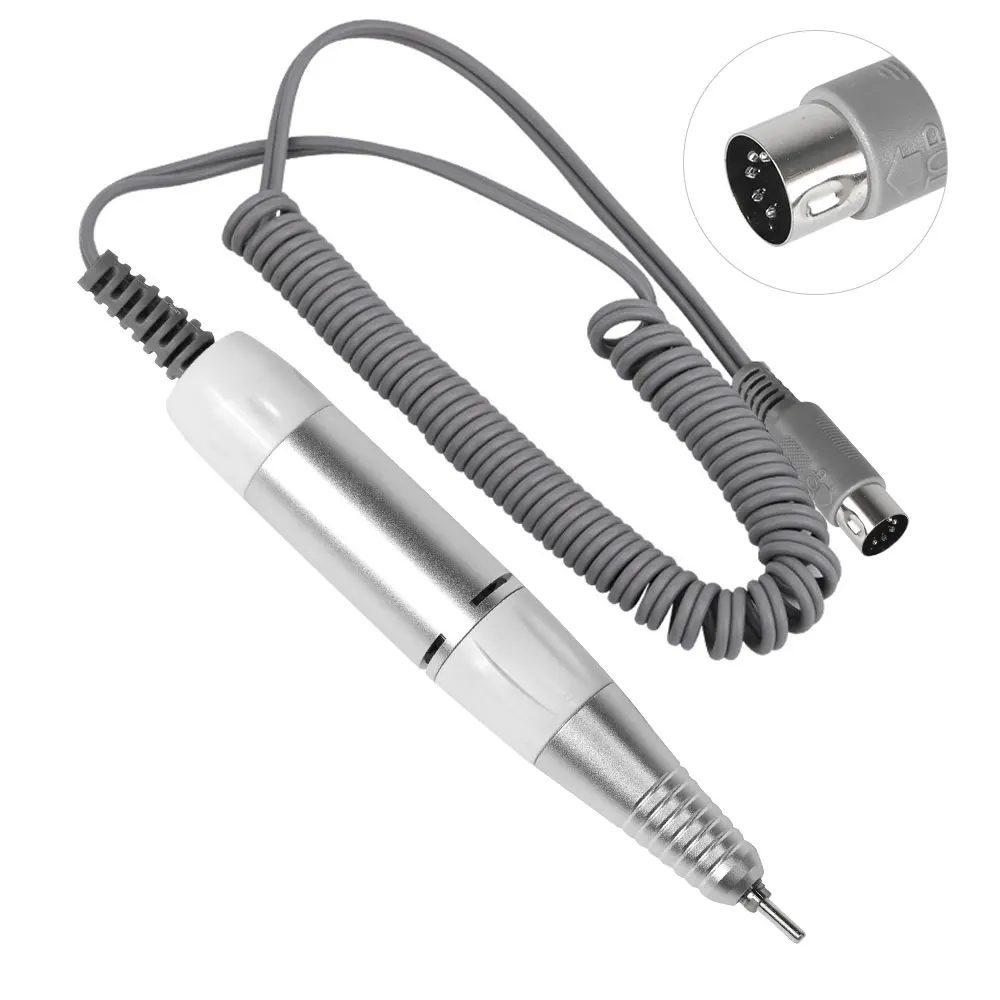 35000rpm 5Pins Electric Nail Drill Machine Handle Handpiece Pedicure Replacement Pen Manicure Beauty Tool ABE Accessory