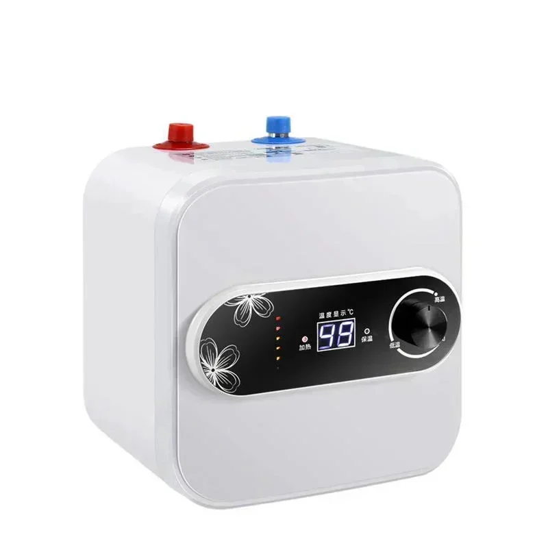 220V 110V 1500W 8L Water Storage Instant Electric Water Heater Rapid Heat Insulation Digital Display Thermostat Knob Control