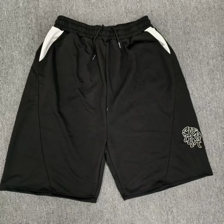 Y2k American Retro Embroidered Pattern Hip-Hop Loose Casual Pants Men And Women Summer Streetwear Spliced Oversized Shorts