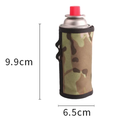 Camping Gas Can Protective Cover Tactical Fuel Cylinder Sleeve Outdoor Gas Tank Canister Storage Bag Case for Hunting