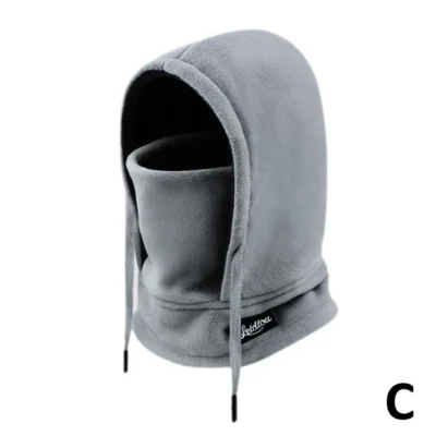 New Winter Full Face Mask Fleece Skiing Balaclava Hat Windproof Winter Warm Plush Neck Warmer Hood Outdoor Thicken Cap