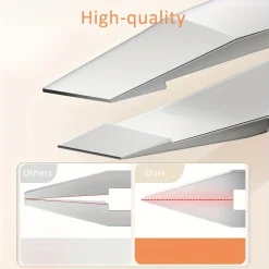 Alternative view of Eyebrow Tweezers Set 1/4 Pcs Stainless Steel Eyebrow Forceps Professional Beauty Tool Set For Facial Hair Inward Growing
