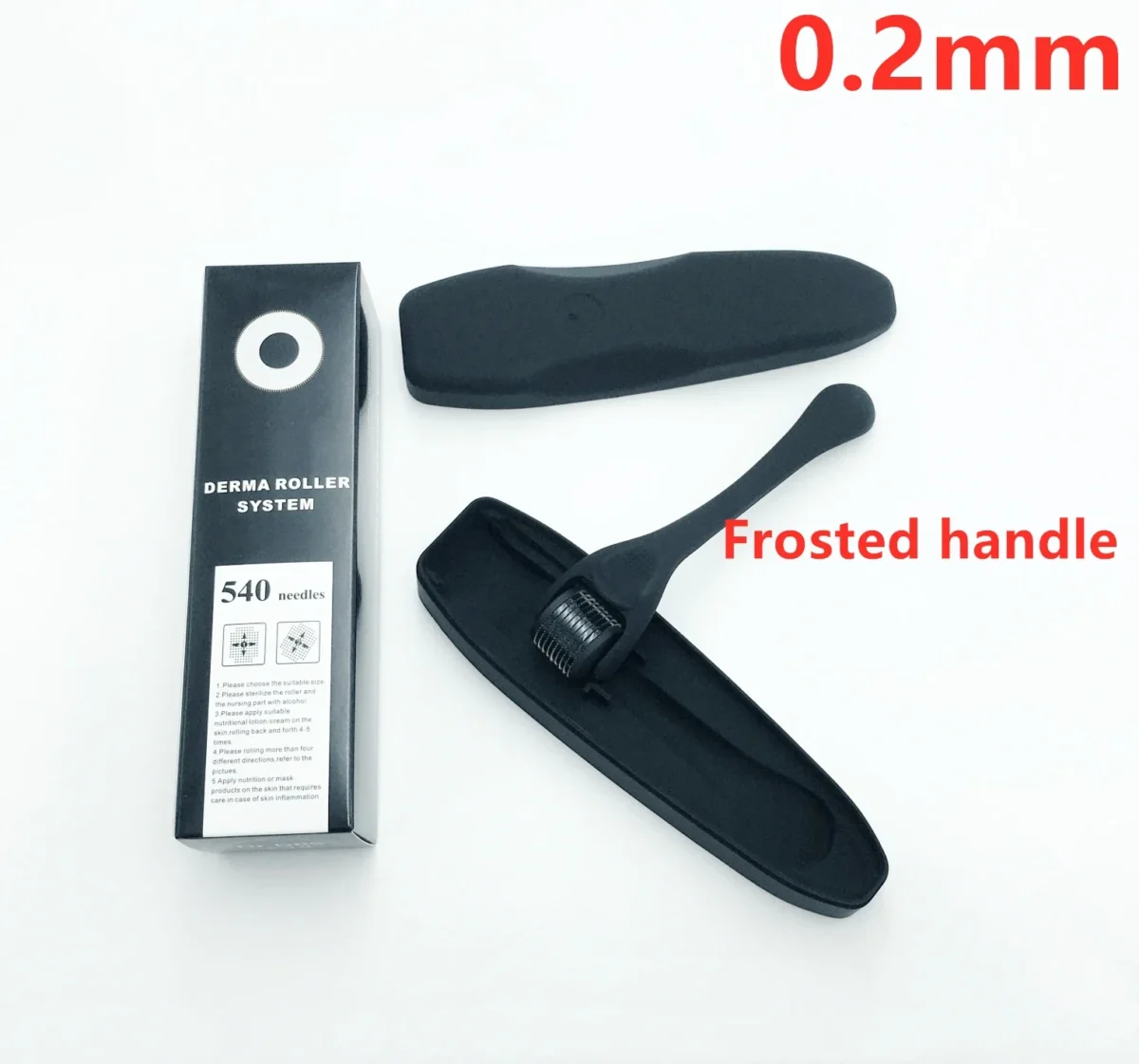 540 Micro Needles Derma Roller for Skin,Beard & Hair Growth,0.2mm.25mm.3mm,Face Roll Tool,Professional Facial Skincare Tools