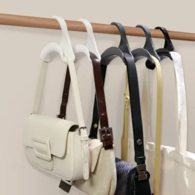 1/5/10pcs  bag hanger hook Handbag hat scarf storage rack wardrobe backpack hook Handbag Holder Space Saving Storage Rack