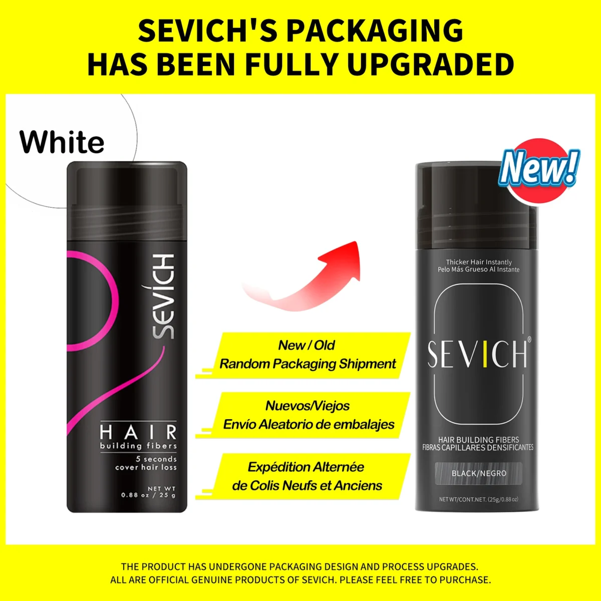 Sevich 25g 10 Colors Keratin Hair Loss Building Fiber Hair Growth Fiber Refill Hair Loss Concealer Blender Hair Care Product