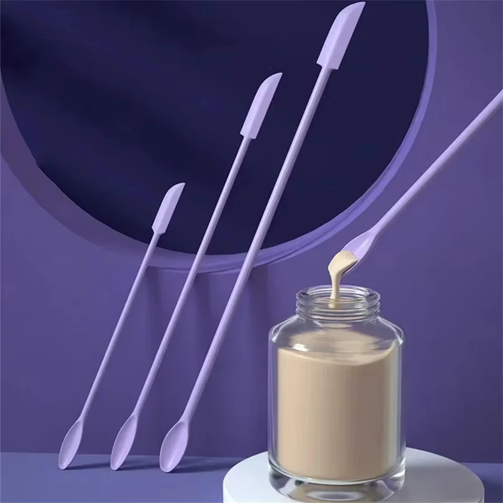 3/9PCS Silicone Scraper Makeup Brushes Set Mini Soft Cosmetic Digging Spoon Jam Scraping Spoons Face Mask Brush