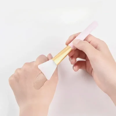 Candy Color Silicone Brush Gel Flexible Facial Mud Soft Tip Applicator Making Tools Face Mask Glue Brush Care Tools Supplies New