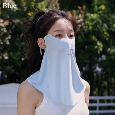Outdoor Sunscreen Face Mask Golf Sun Proof Ice Silk Bib Men Women Fishing Riding UV Protect Neckline Mask Summer Sun Proof Mask
