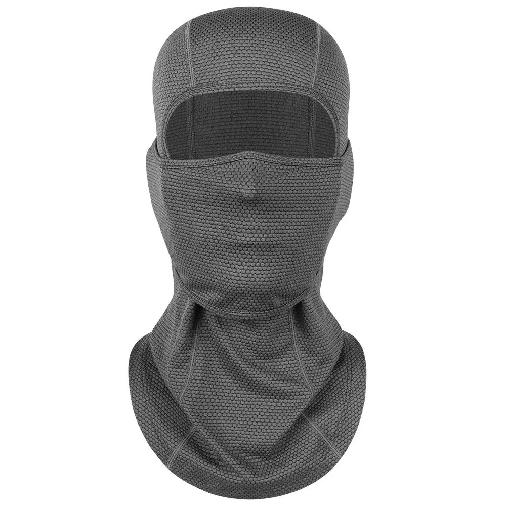 Quick-drying Balaclava Summer Breathable Full Face Mask Hood Cap Soft Sport Hiking Camping Cycling Fishing Beanies Helmet Liner