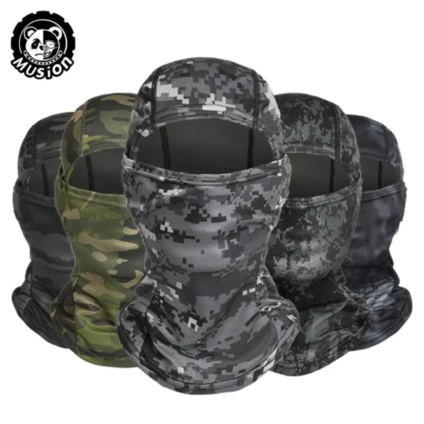 Musion Sun Protection Balaclava Breathable Rider Full Face Mask Bandana Cycling Headwear Hood for Motorcycle