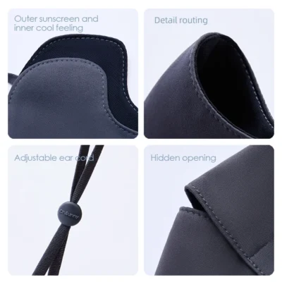 OhSunny Women Sun Protective Face Mask  New UPF 50+ Breathable Washable Quick Dry Canthus Protection for Outdoors Cycling