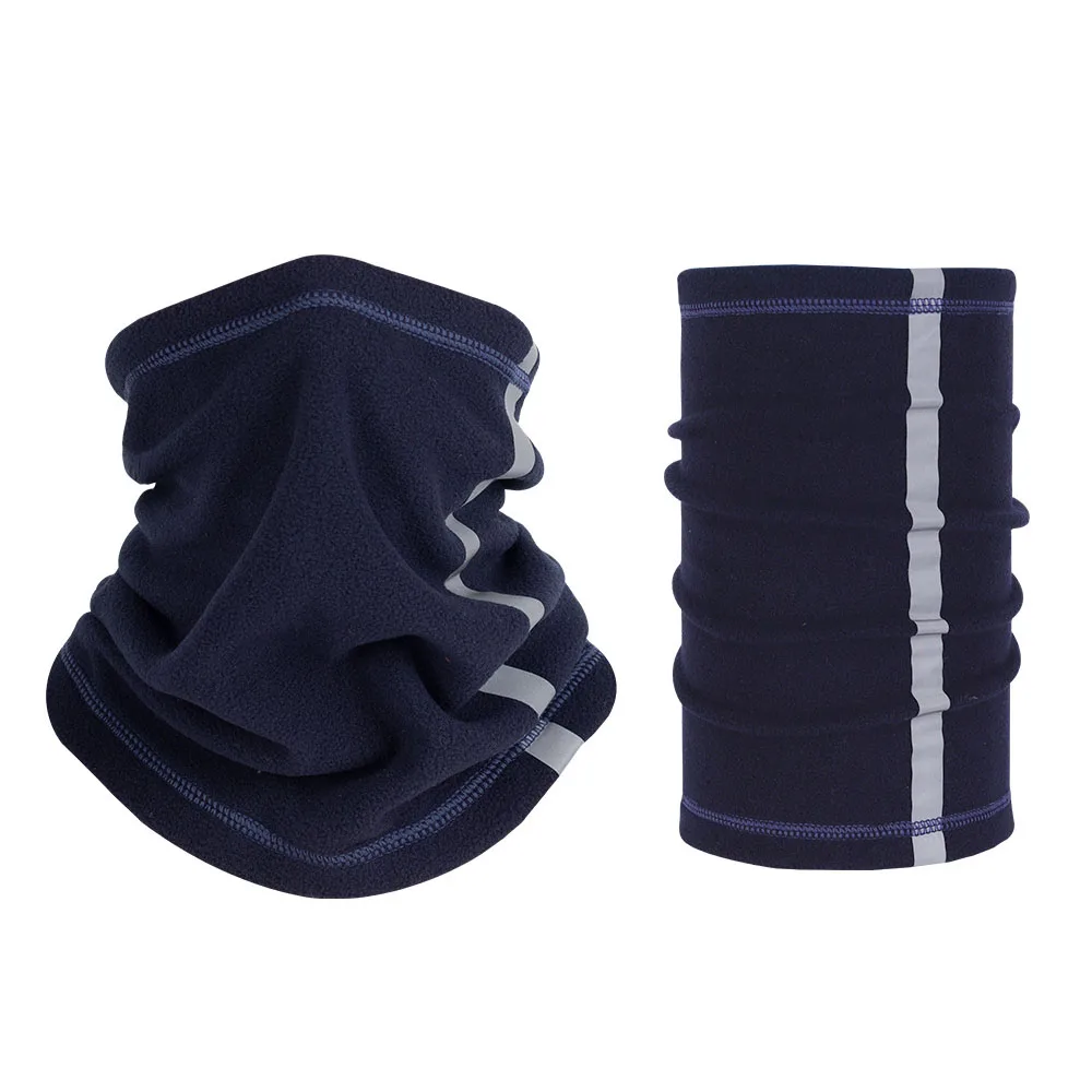 GTUBIKE Winter Warm Fleece Neck Scarves Reflective Skiing Neck Cover Mask Motorcycle Half Face Mask Scarf Riding Windproof