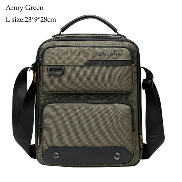 Men Multifunctional Fashion Anti-theft Shoulder Bag Travel Waterproof Oxford Crossbody Sling Bag Casual Messenger Pack For Male