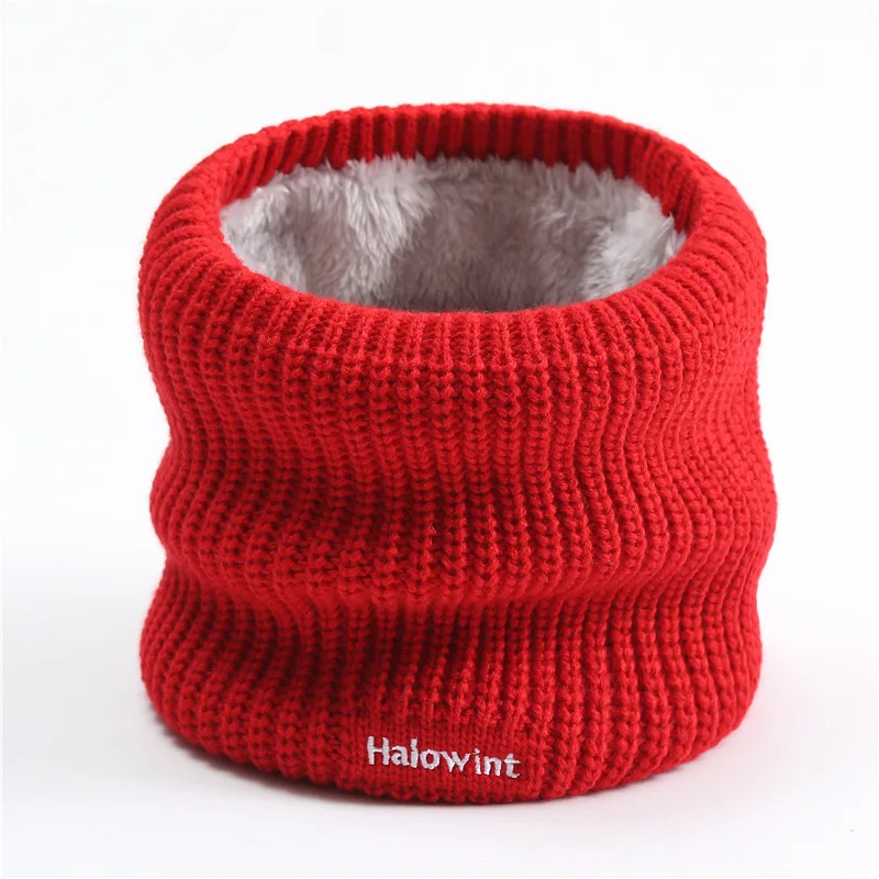 Fashion Unisex Cashmere Plush Warm Winter Ring Scarf Women Men Knitted Full Face Mask Snood Neck Scarves Bufanda Thick Muffler