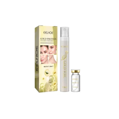 EELHOE Gold Protein Collagen Combination Absorbable Thread Instant Lift Firming Deep Moisturizing Face Shrink Pores Skincare Kit