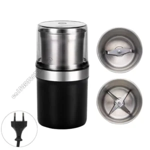 220V Electric Coffee Flavor Grinder Chamber heavy type Motor Plastic rustless steel Design Overheat 4XFB