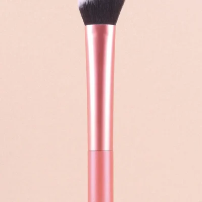 1pc Large Orange Contour Brush - Ideal For Cheeks, Forehead, Chin, Nose Blending And Defining Contours, Perfect For Liquid Found