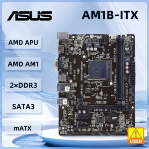 ASUS AM1M-E  Motherboard AMD AM1 support  Athlon-5370 Sempron-2650 3850 Socket AM1 DDR3 32GB  Micro ATX
