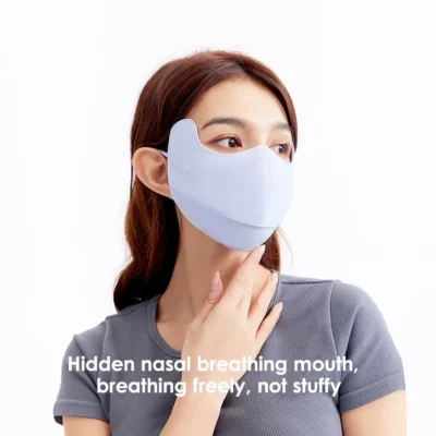 OhSunny Women Sun Protective Face Mask  New UPF 50+ Breathable Washable Quick Dry Canthus Protection for Outdoors Cycling