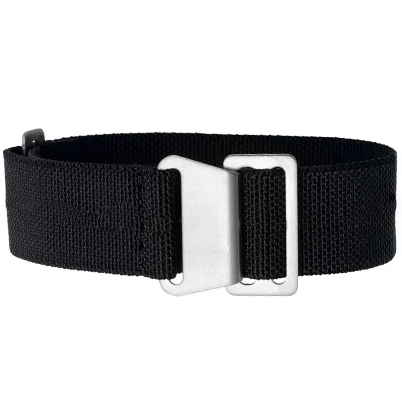 60s French Troops Parachute Bag Elastic Watch Strap 20mm 22mm Nylon Watchbands Man's Universal Smart Watch Fabric Wristband