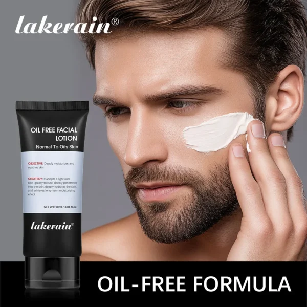 Men’s Hydrating Cream Oil Free Facial Lotion Moisturizer for Normal Oily Skin deeply moisturizing hydrating Skincare Firm skin