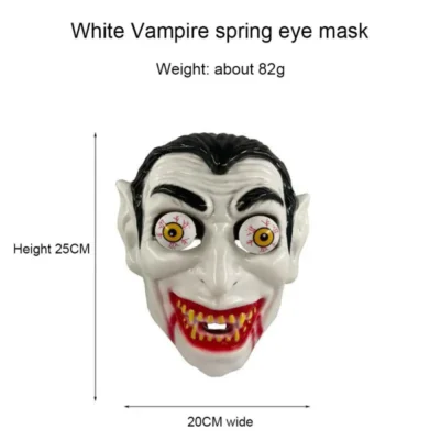 Halloween Horror Props Prom Party Face Mask Full Face Mask Cos Horror Mask Dress Up Vampire Face Devil Mask