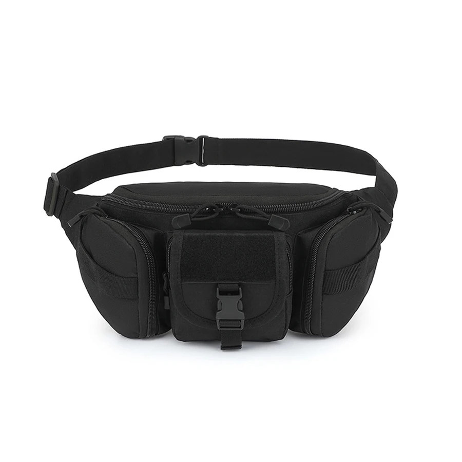 Outdoor Waist Bag Men's Waterproof  Camouflage Hunting Hiking Climbing Nylon Mobile Phone Belt Pack Combat Bags